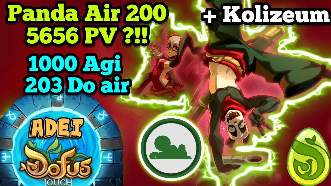 Présentation Pandawa Air 200 Opti + Kolizeum (DOFUS Touch)