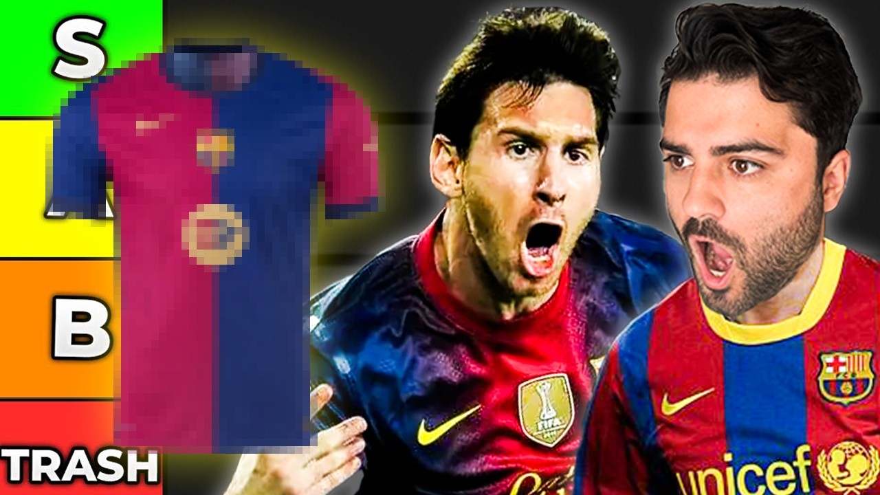 Ranking the TOP 10 Barcelona Kits of All Time