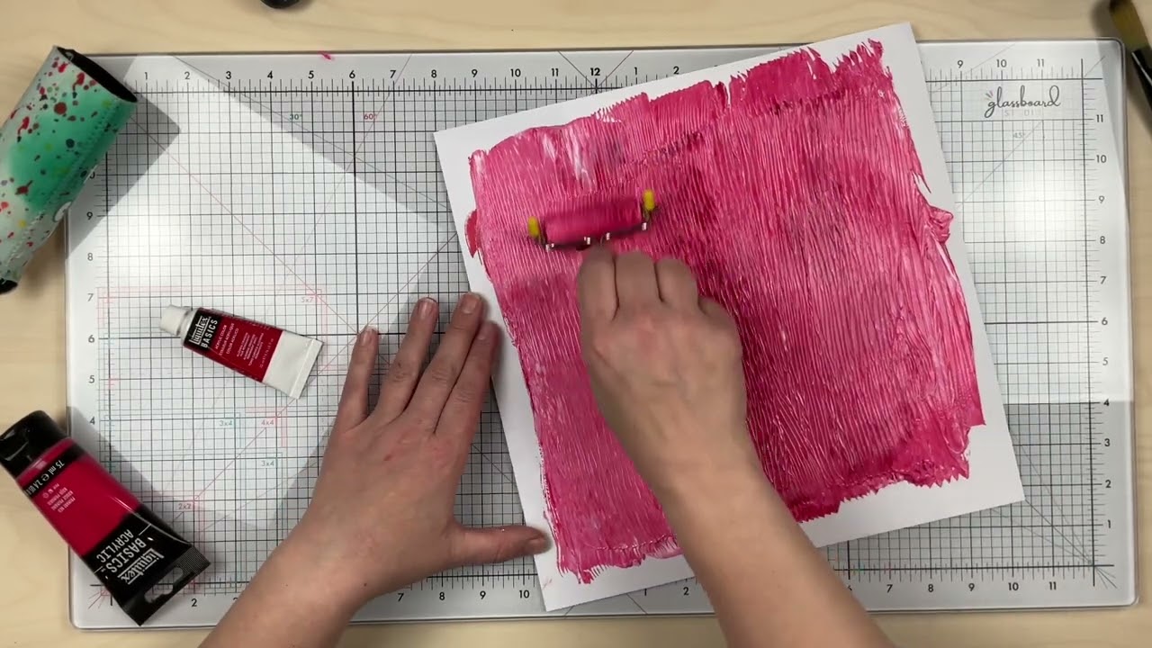 Background Process: Paint // Sunday Night Mixed Media Backgrounds