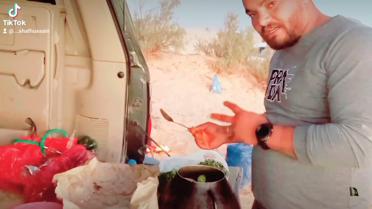 شاهد كيف يتم  طهي الاكله الشعبية الصحراويه (الفتفوته) مع كل التفاصيل أحبتي