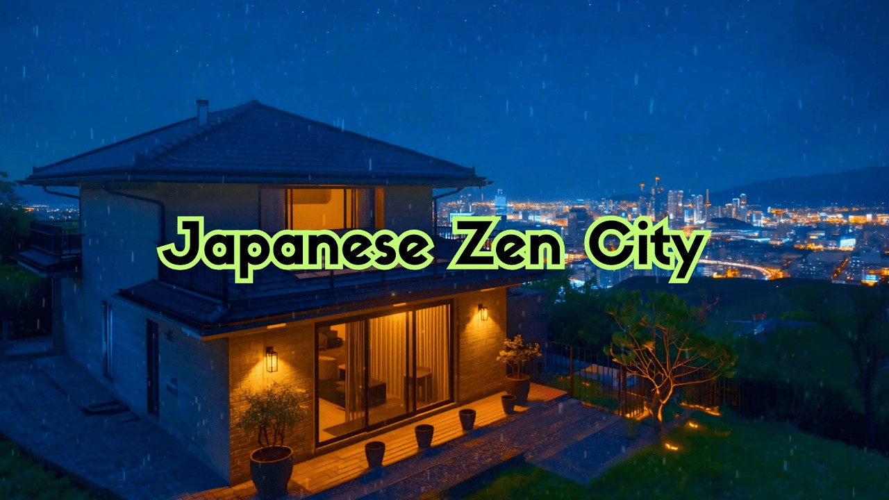 Japanese Zen City 🌃 Chill Hip Hop Beats for Deep Focus & Productivity 🎶