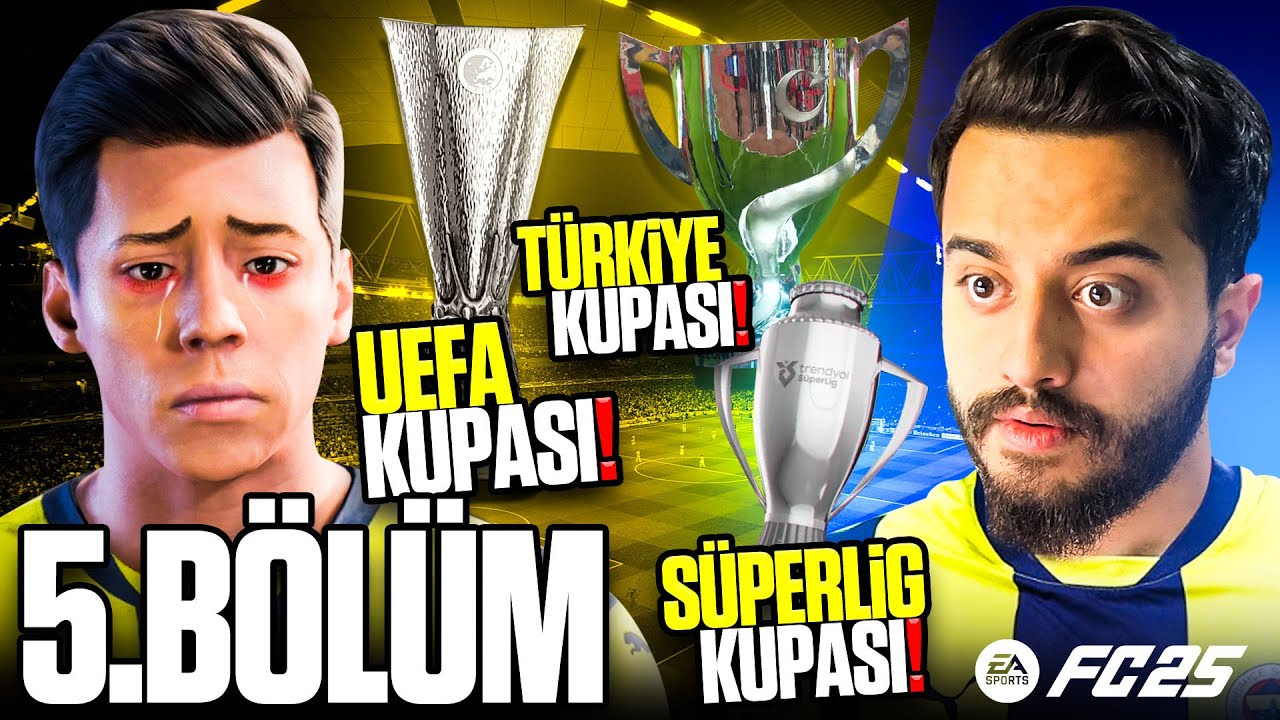 ARTIK FENERBAHÇELİ DEĞİLİM! BİR BÖLÜM 3 KUPA FİNALİ! VURAL JR OYUNCU KARİYERİ 5. BÖLÜM! Fifa 2025
