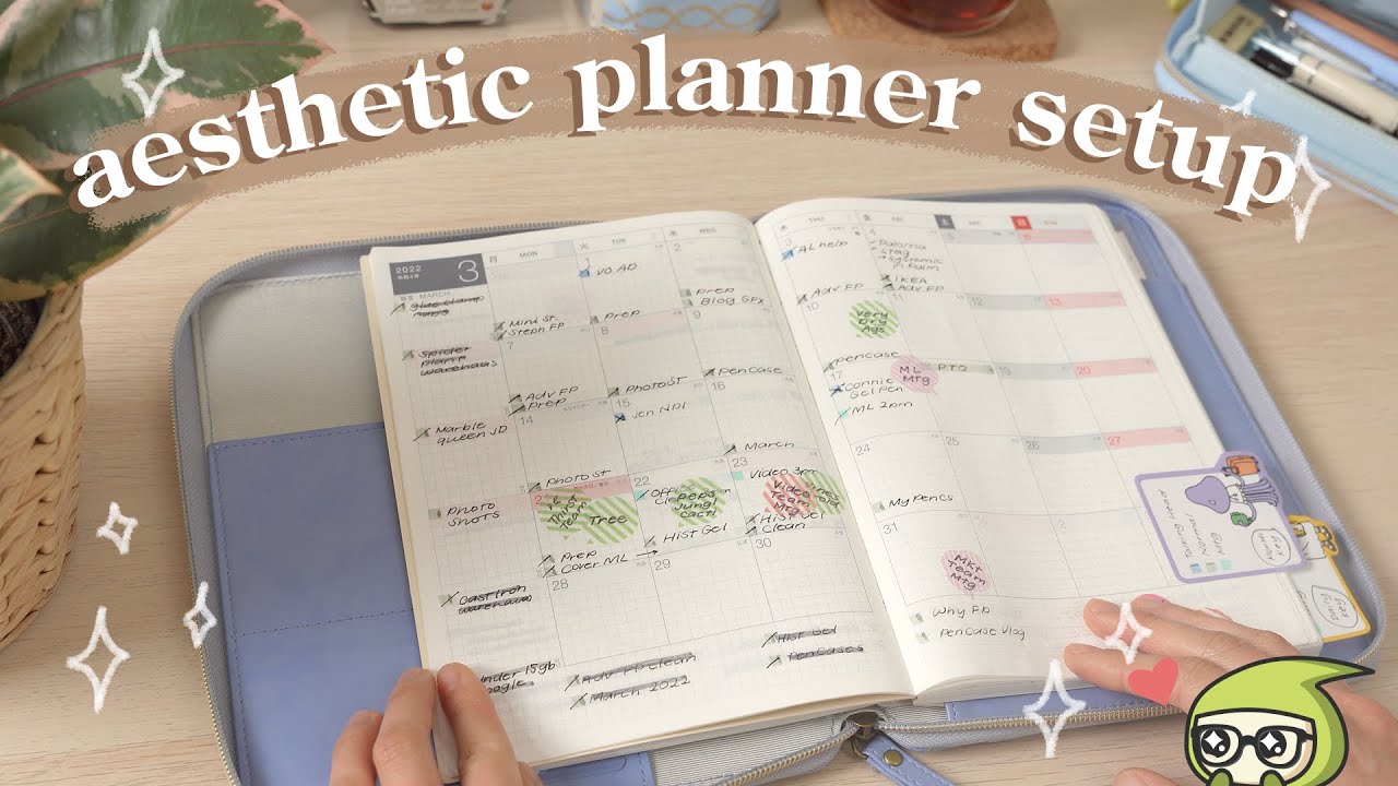 how to use a hobonichi planner | youtube content planning & work