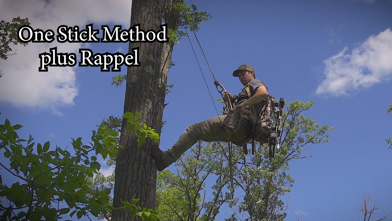 One Stick Climbing Method and Rappel