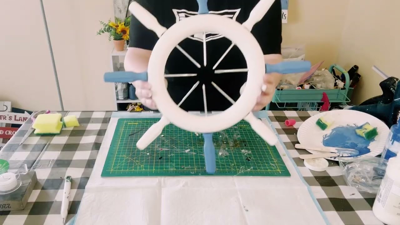 Dollar Tree Nautical Ship Steering Wheel