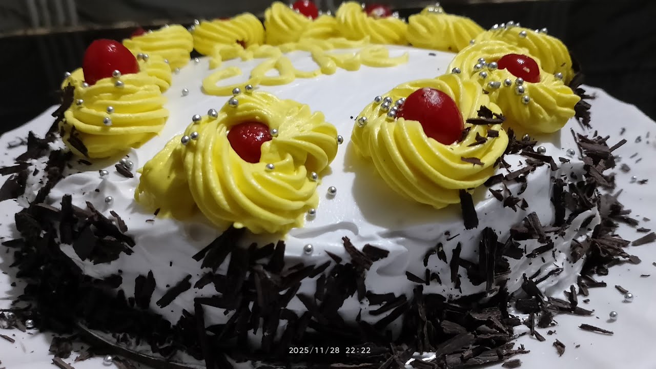 Black forest cake home made recipe.