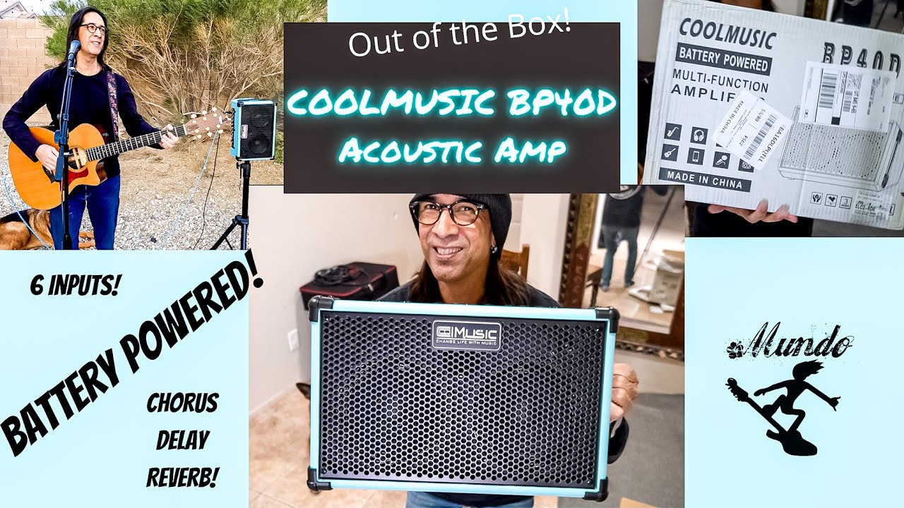 Coolmusic BP40D Battery Powered Acoustic Amp 