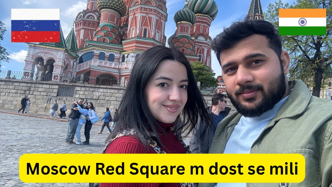Finally Moscow explore karna gye/ Prashant ko robot se coffee pilaya 🤣