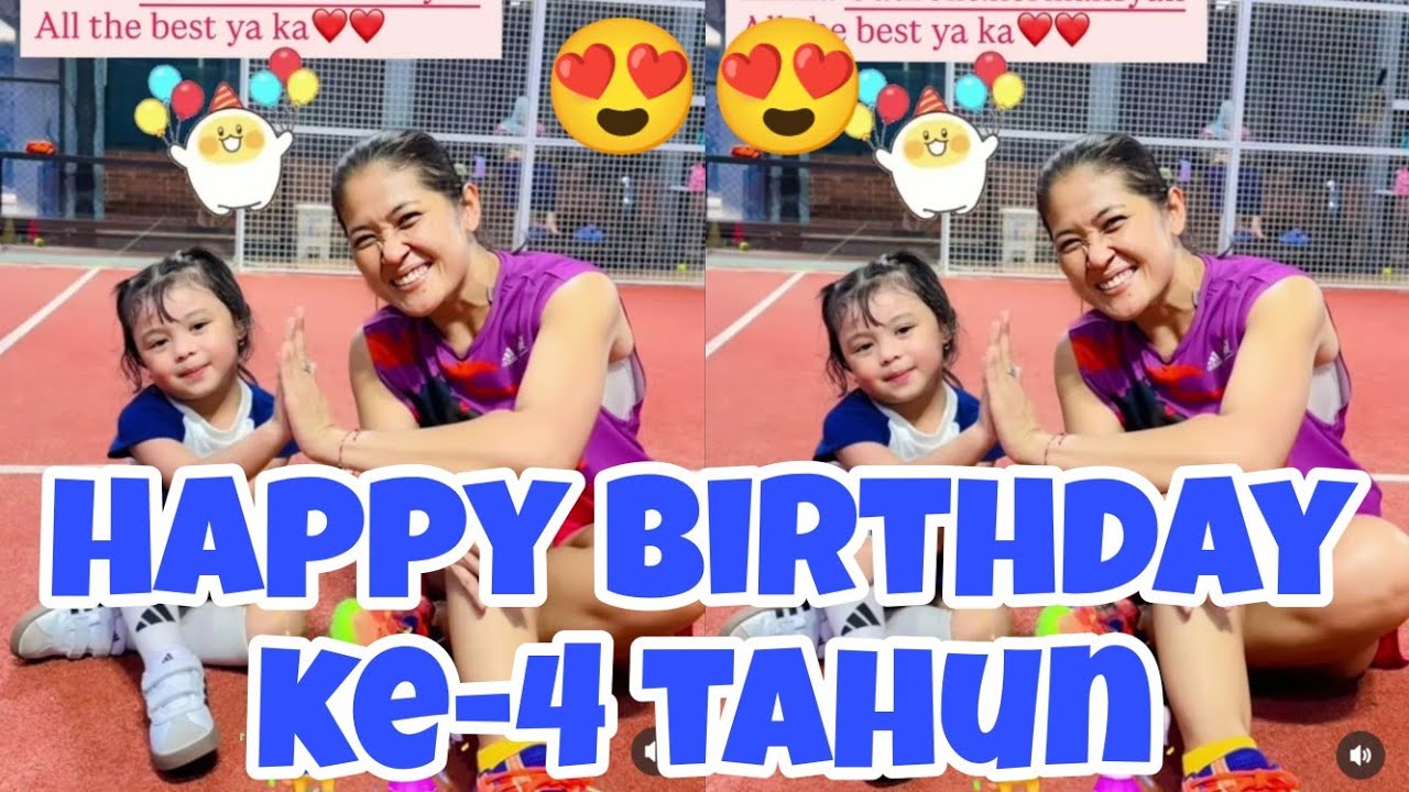 SELAMAT ULANG TAHUN AMEENA SAYANG, ANAK NYA PAPATA MAMANUR KE 4 TAHUN. SEMOGA PANJANG UMUR