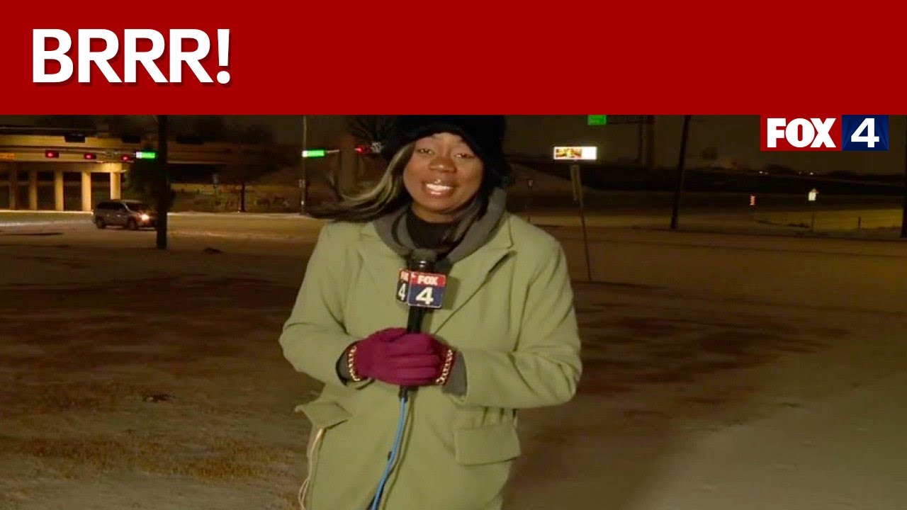 Texas winter storm: Conditions in Grand Prairie at 6:43 a.m.