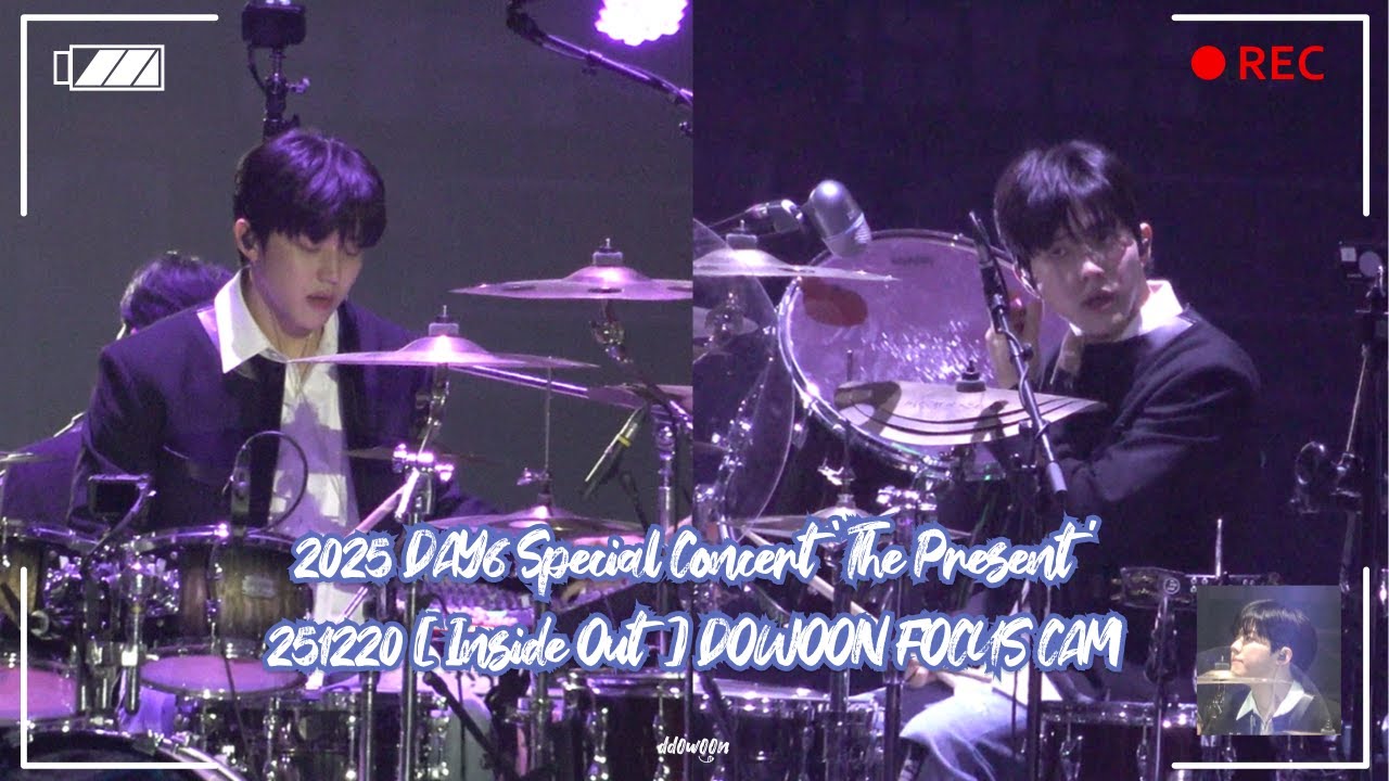 [4K] 251220 [ Inside Out ] - 도운(DAY6) 직캠 [Dowoon focus cam] 25 클콘 'The Present'
