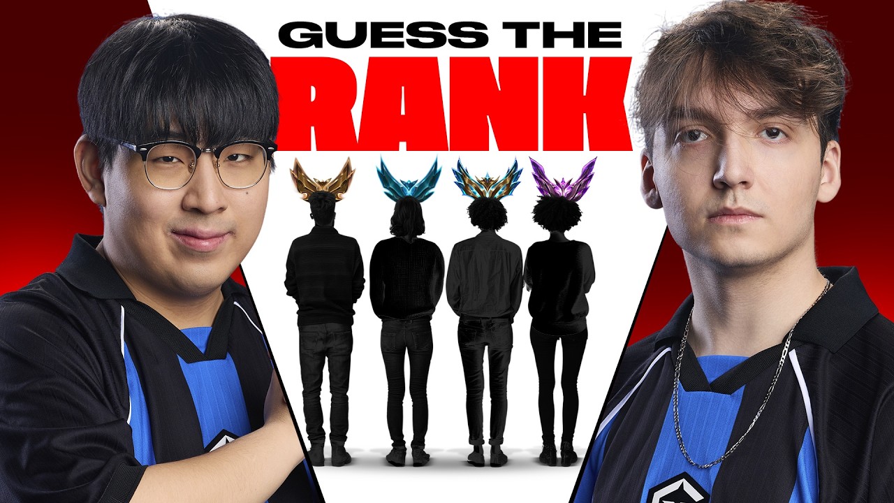 LEC PRO PLAYERS GUESS YOUR LEAGUE OF LEGENDS RANK