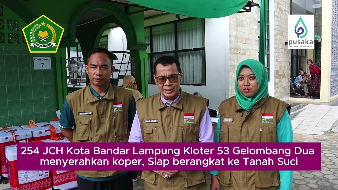 KaKan Kemenag Bandar Lampung Makmur Imbau Jamaah Haji Jaga Kesehatan