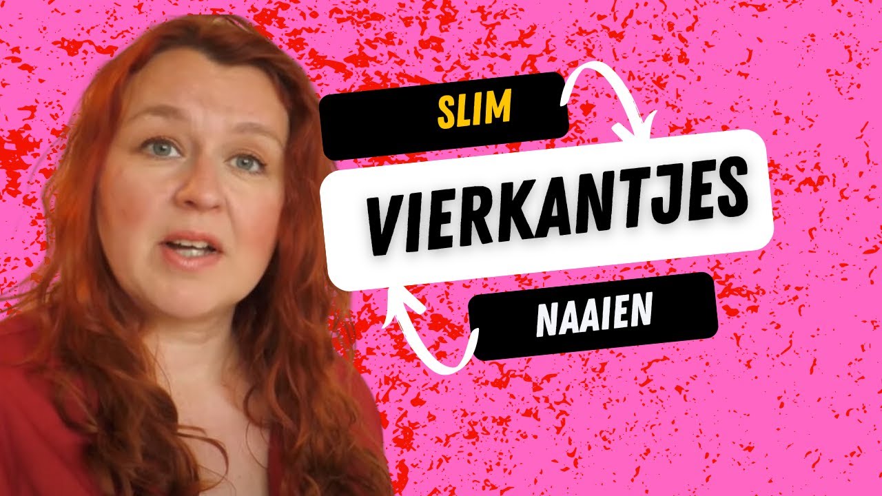 Slimme manier om vierkantjes te naaien met de naaimachine