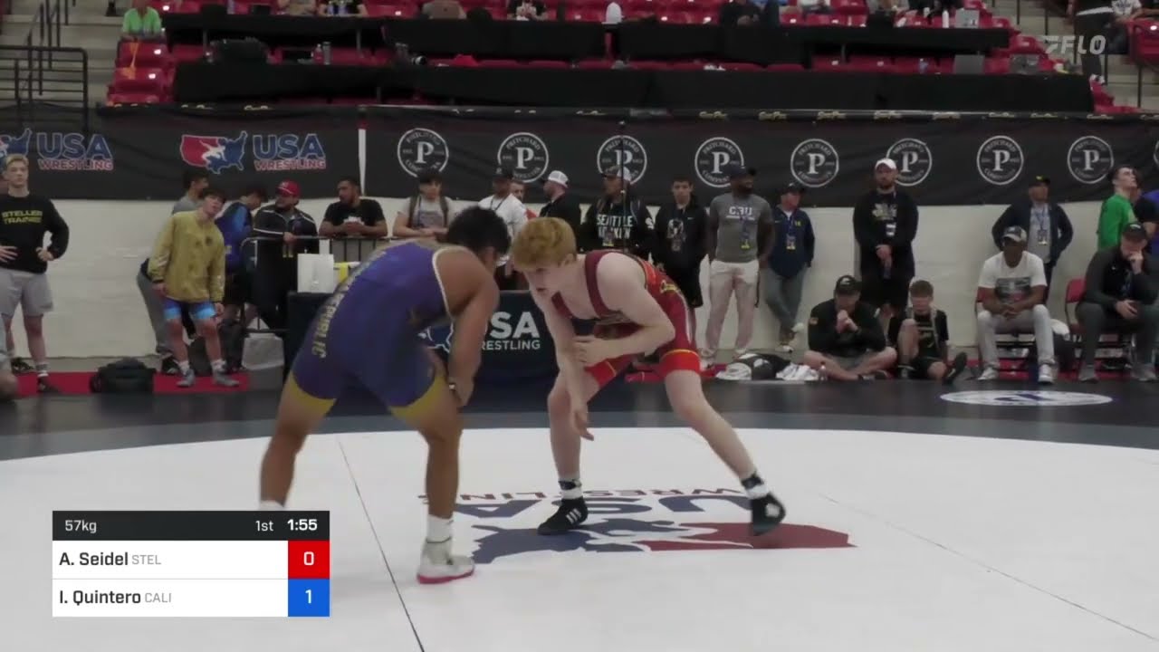 2024 U20 U.S. Open: Aaron Seidel vs Isaiah Quintero: 57 kg 5th Place Bout