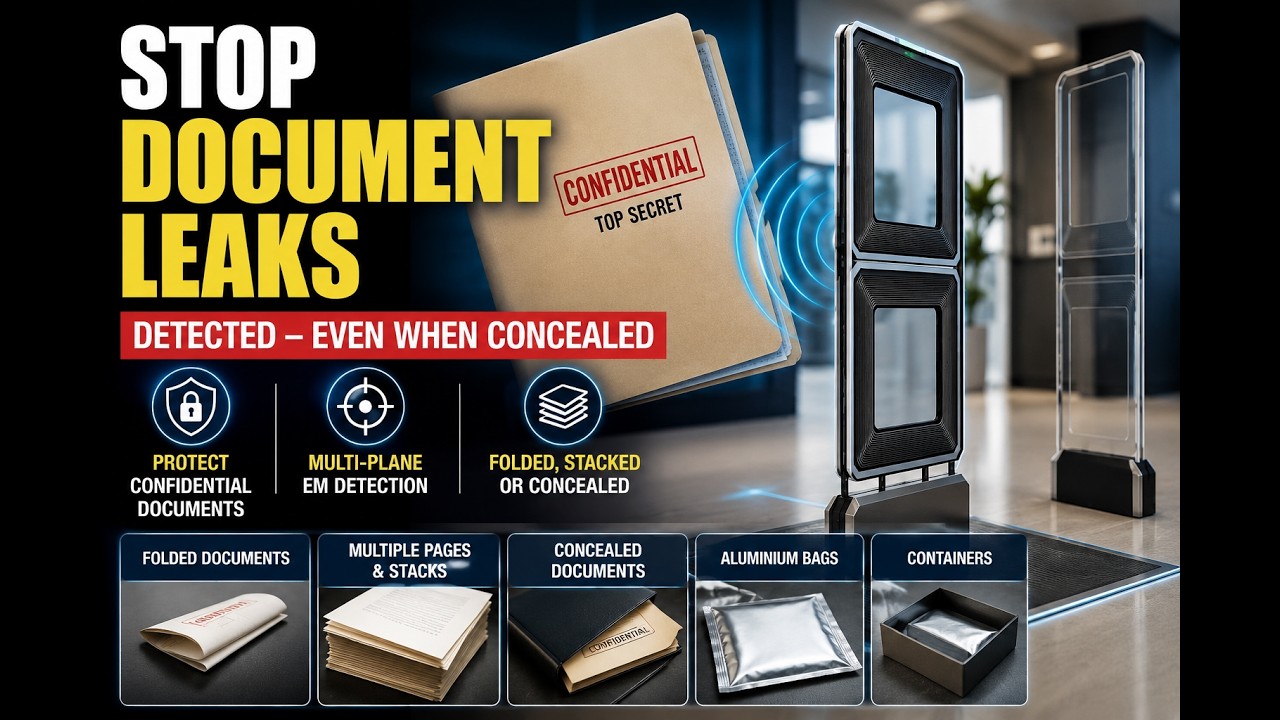 Tagit Anti-Leak Paper | 3-Layer Hardcopy Security with Rhombus Pro EM Gate & Floor Detection
