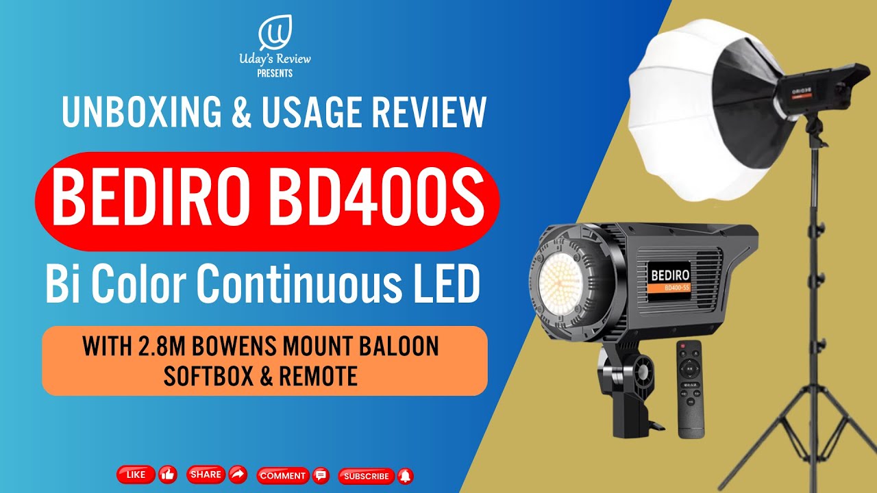 Is Bediro BD-400S LED Worth It? Full Test & Review #udaysreview #Bediro #unboxing