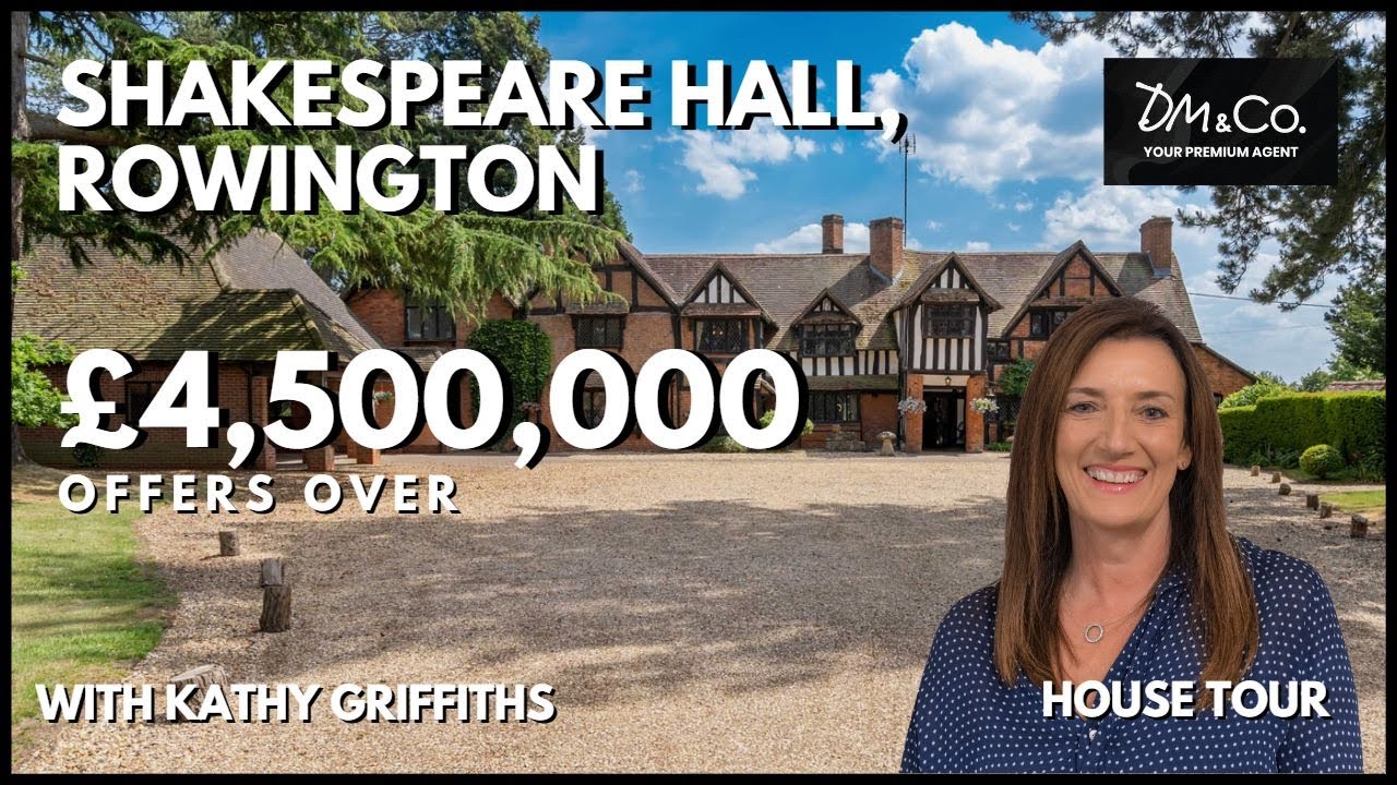 Captivating Grade II listed 16th-century manor house in Rowington Green set over 20 acres.