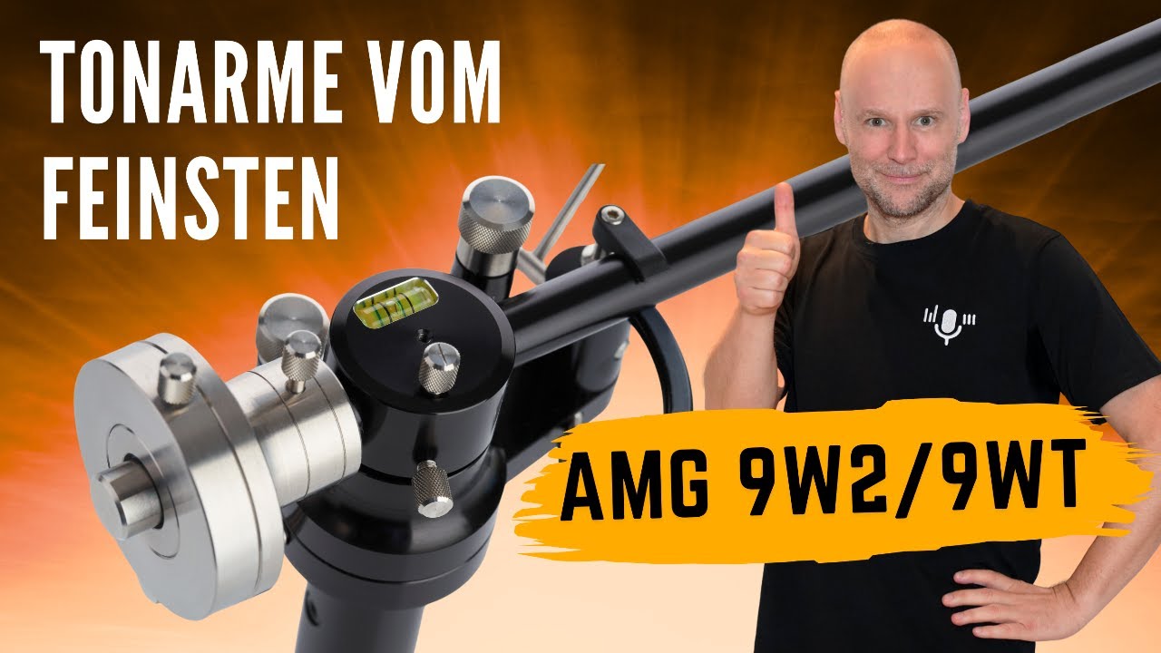 Tonarme AMG 9WT und AMG 9W2 im Vergleich – Feinmechanik vom Feinsten der Analog Manufaktur Germany