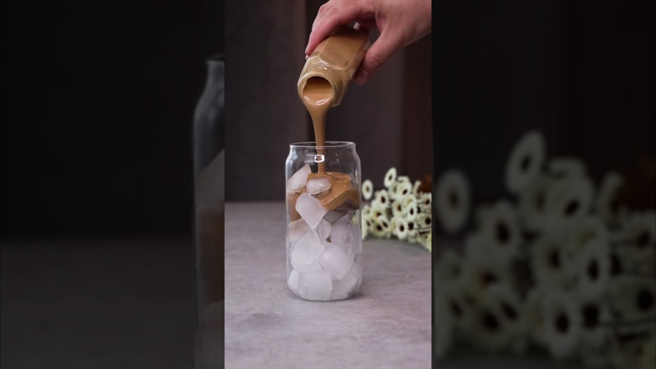 Your Perfect Summer Drink: Frappe Coffee with Milk ☕🥛#coffee #shake #coldcoffee