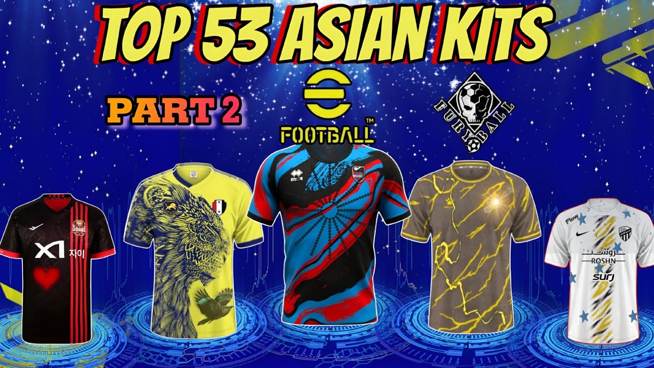 53 лучших комплекта формы сборной Азии в eFootball 2026! 🔥 | Часть 1