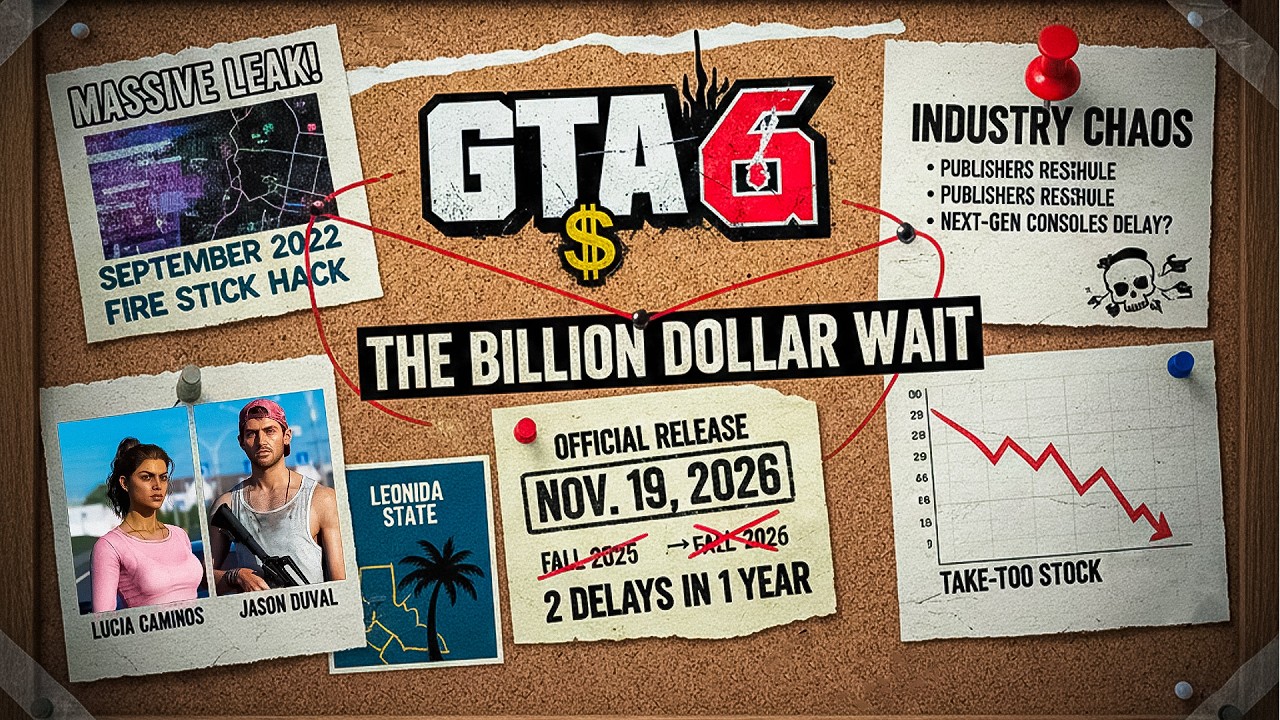 The $8.5 Billion Problem Called GTA 6 ( 2030 Delayed ? )