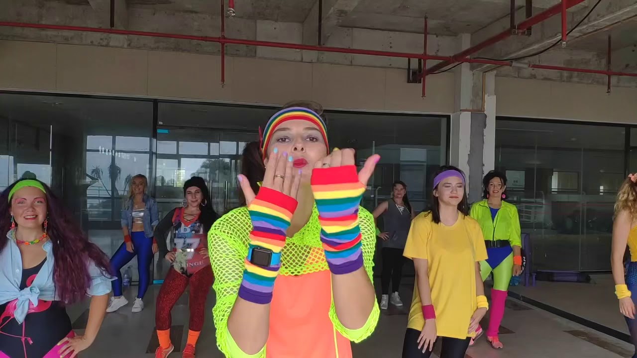 It’s raining men Zumba aerobic dance fit
