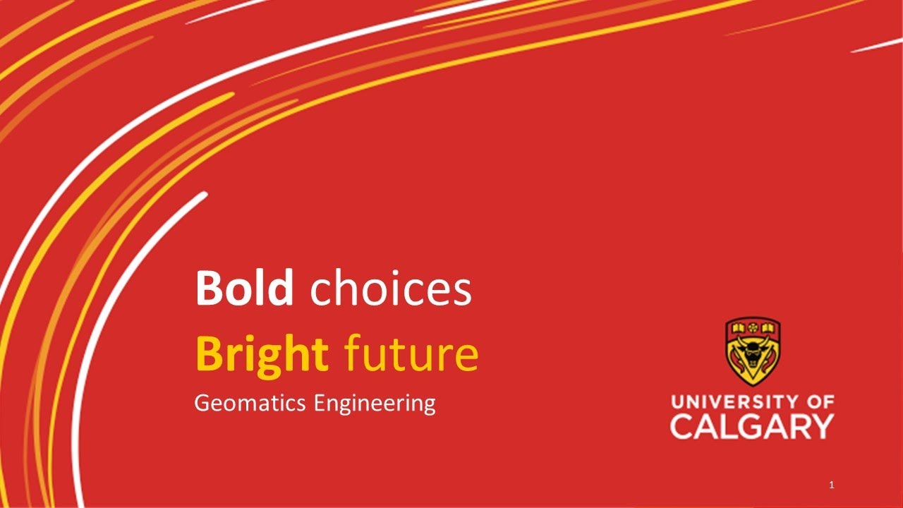 Master in Geomatics Engineering Information Session