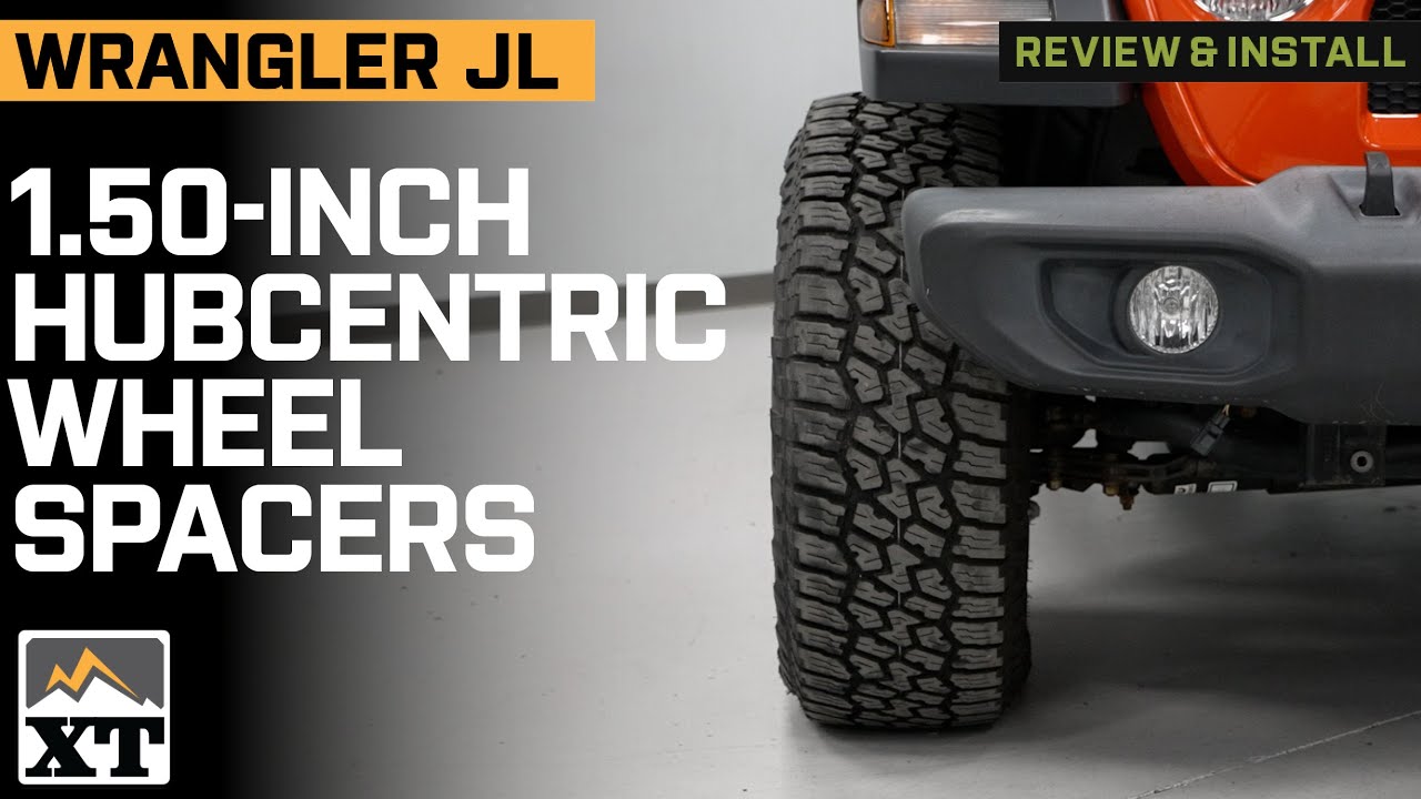 Jeep Wrangler JL 1.50-Inch Hubcentric Wheel Spacers Review & Install