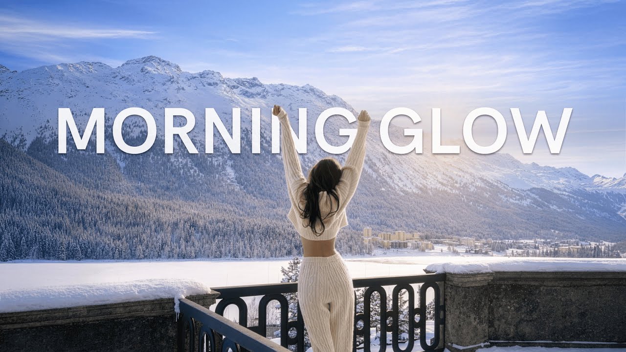 Snowy Morning Ritual | Cozy Cabin Indie Folk & Peaceful Acoustic Soundscape 🌅