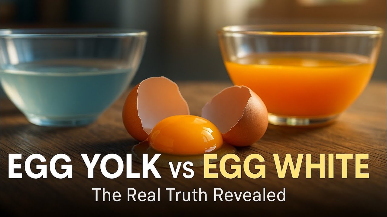 Egg Yolk vs Egg White | The Real Truth About Cholesterol & Protein