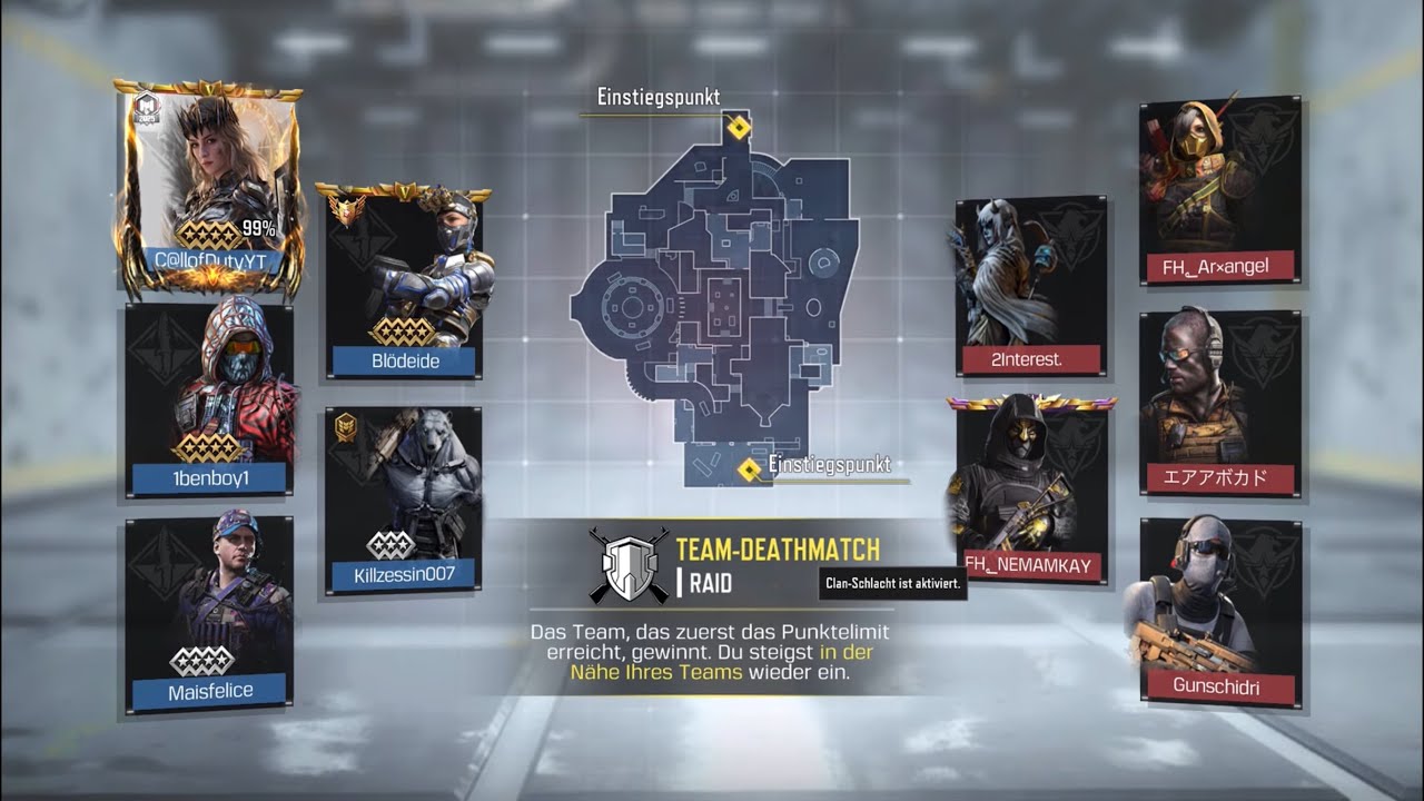 ✨💣✨Call of Duty mobile „Raid“ Team Deathmatch, ✨🥇1st.✨💥LEGENDÄRY💥🌟 Season 6/🩸KN 44Warbreaker👊