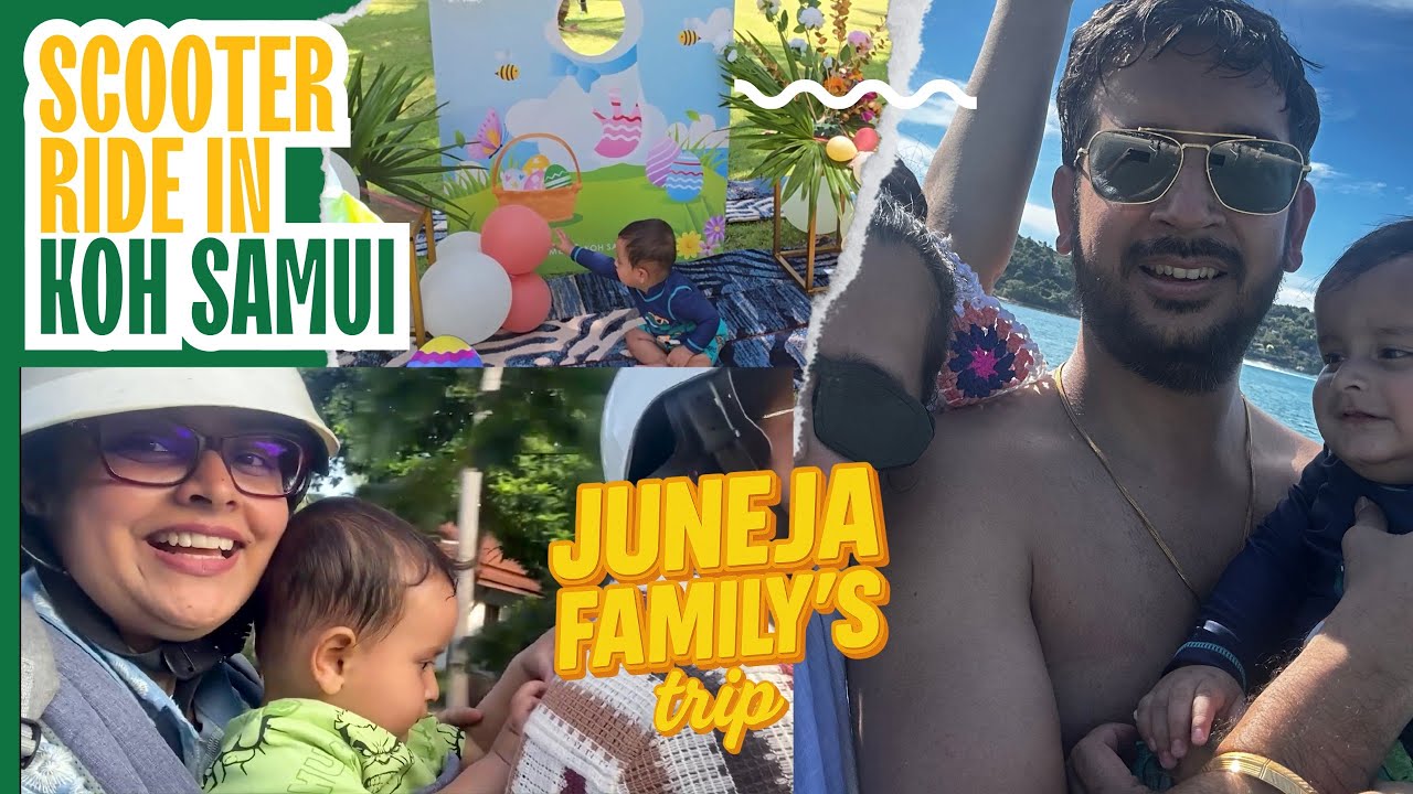 Scooter Ride to Fisherman’s Village & Bophut Beach | Koh Samui Mein | The Everyday Juneja’s