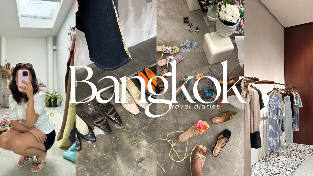 Bangkok Vlog | local brands, cafes, eats, new neighborhoods, and markets