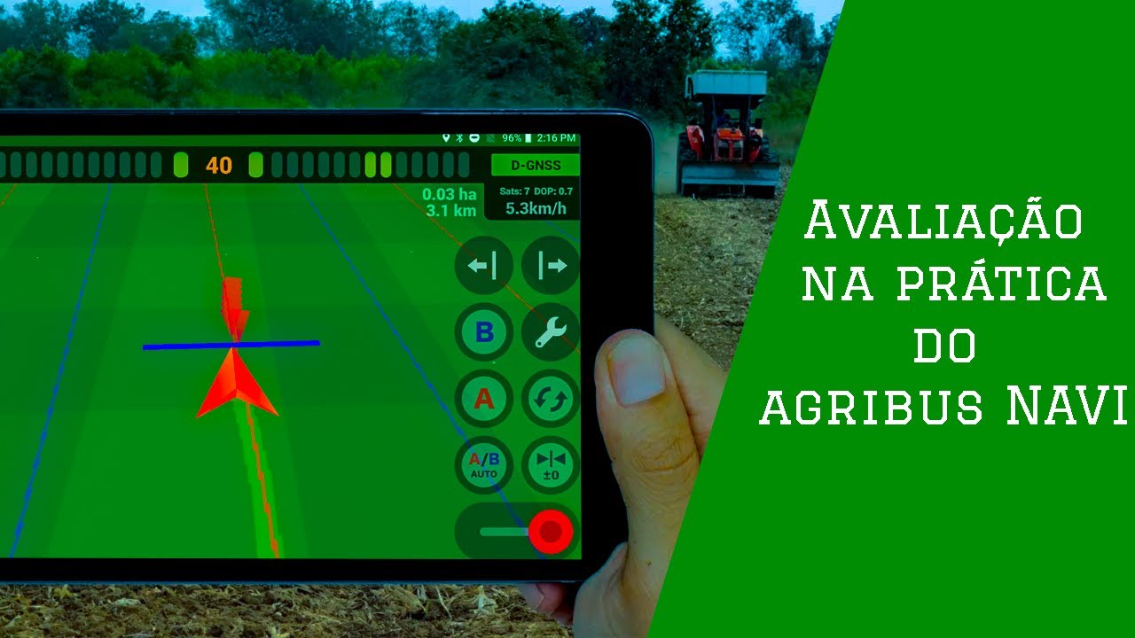 Avaliação prática de um GPS agrícola no celular -  AGRIBUS NAVI
