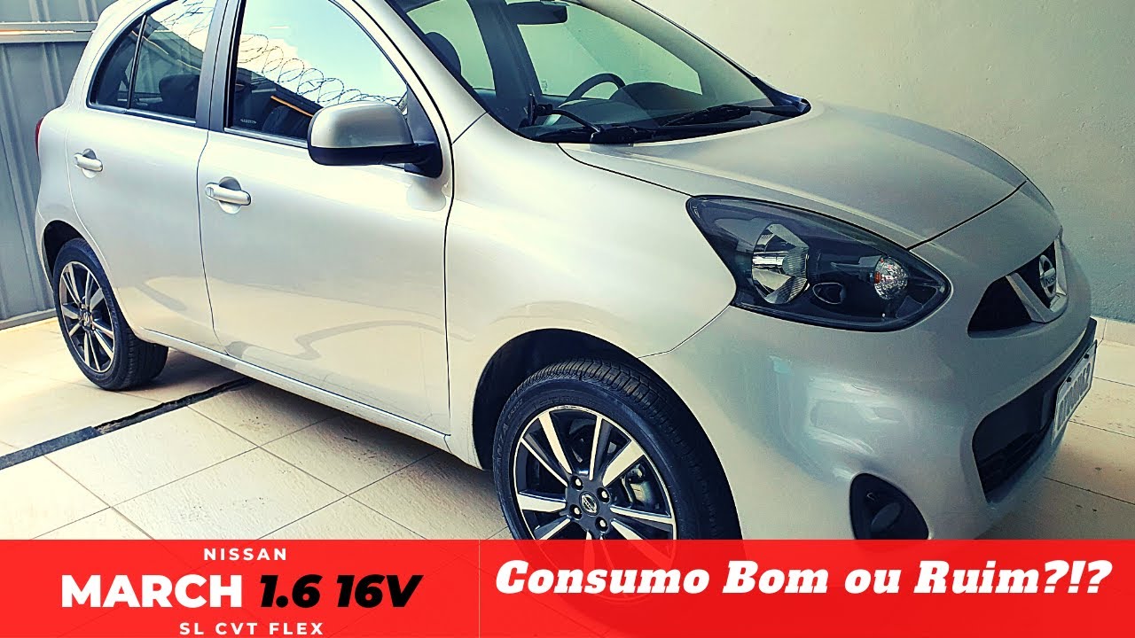 NISSAN MARCH 1.6 16V SL CVT, CONSUMO BOM OU RUIM?