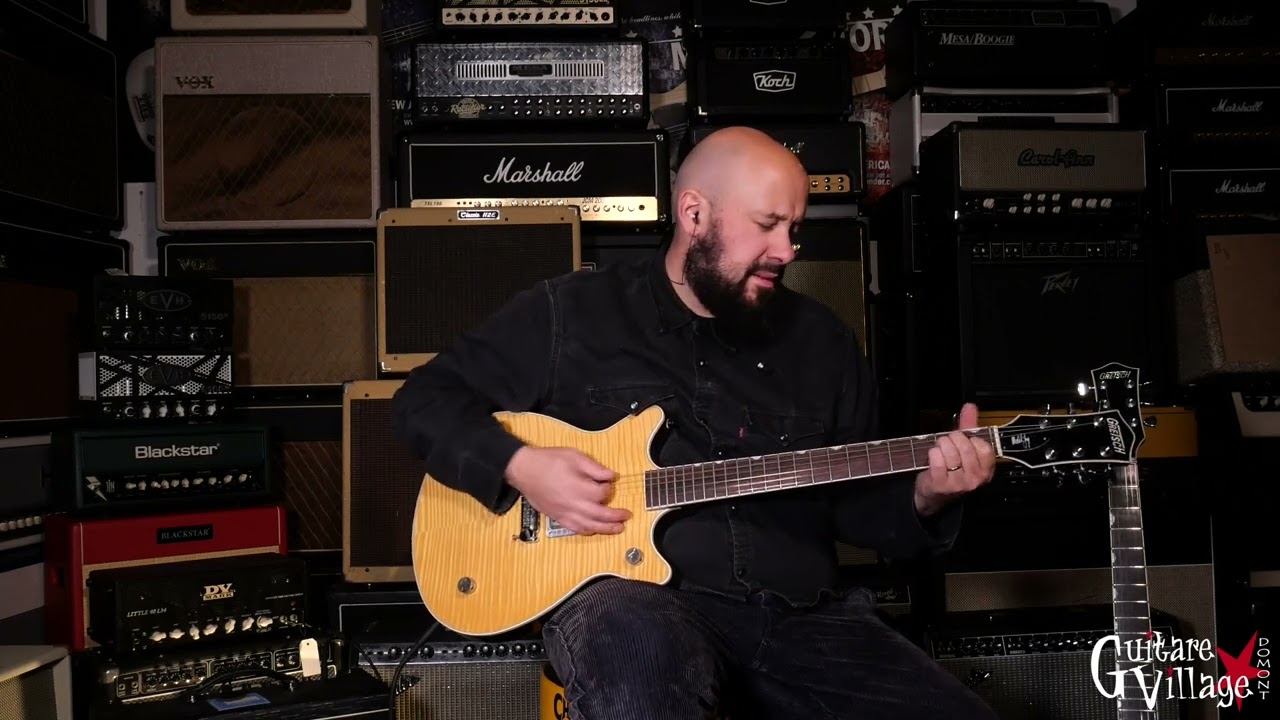 Gretsch Malcolm Young Flamed Maple un ou deux micros - Guitare Village