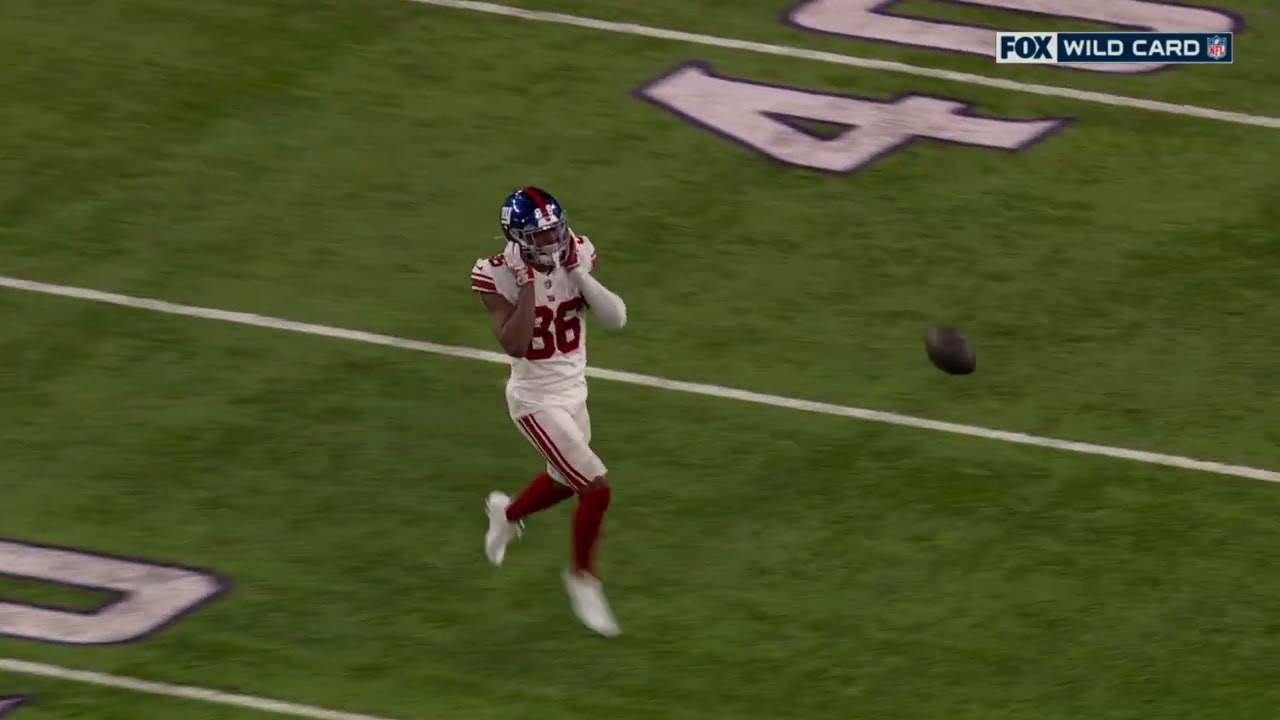 Darius Slayton crucial drop vs. Vikings
