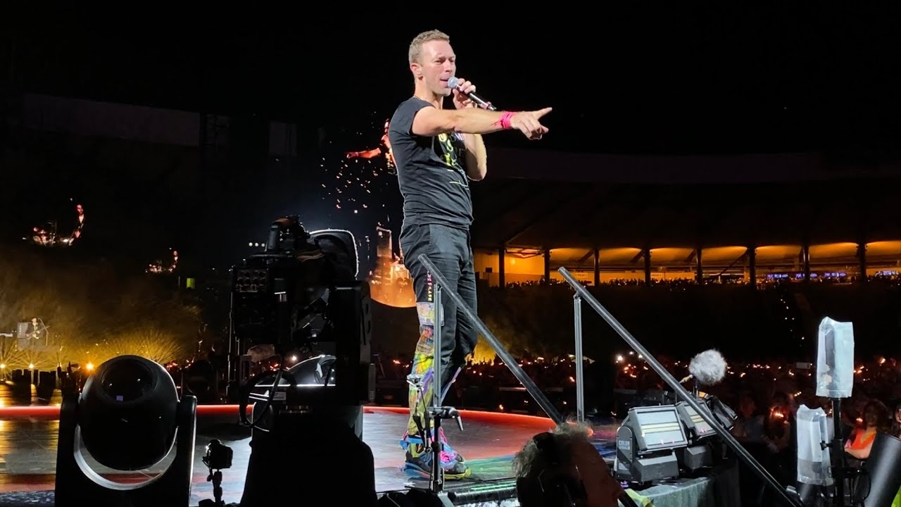 COLDPLAY FIX YOU LIVE AT HAMPDEN PARK GLASGOW 23/08/22