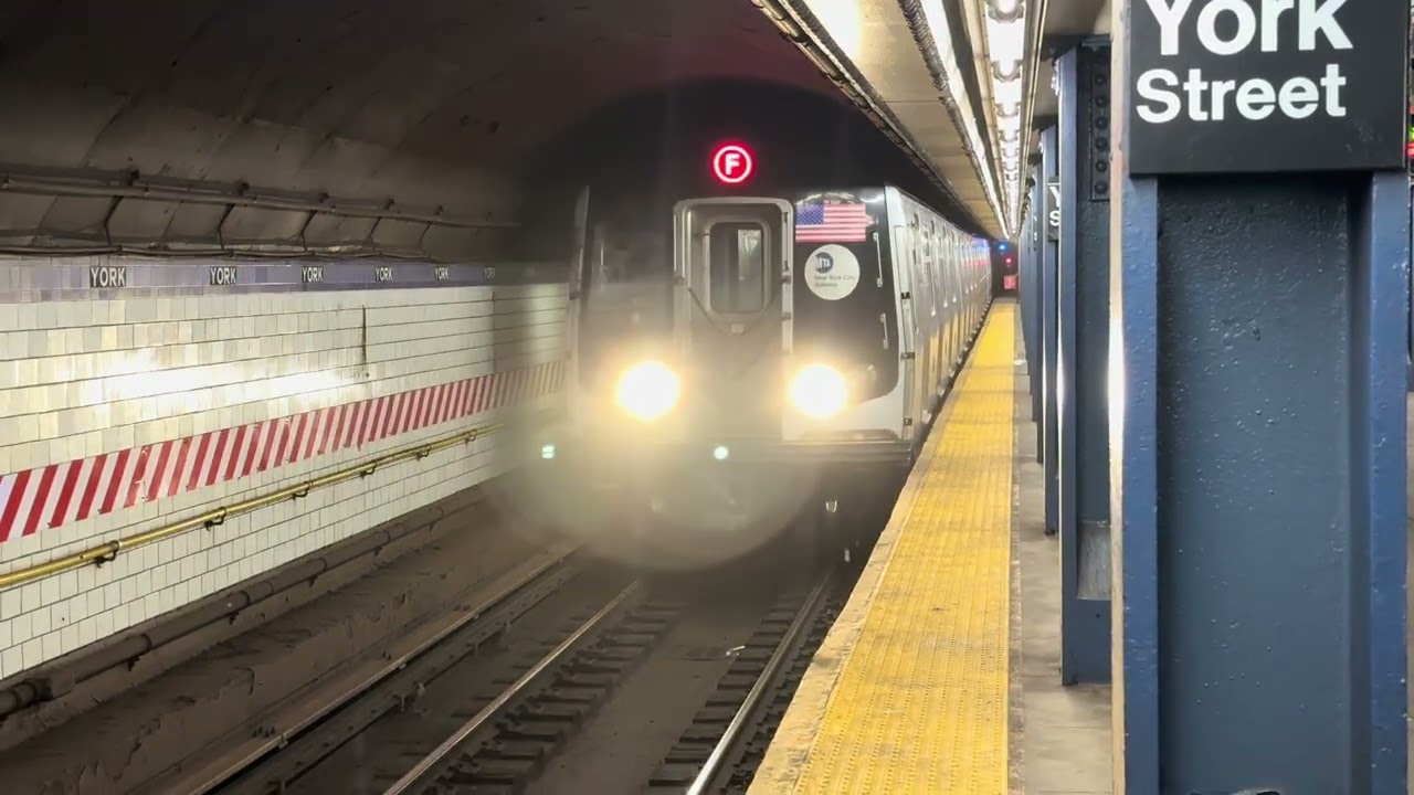 IND Fulton Street Line G.O. Part 2: (A),(C), and (F) Trains at York Street