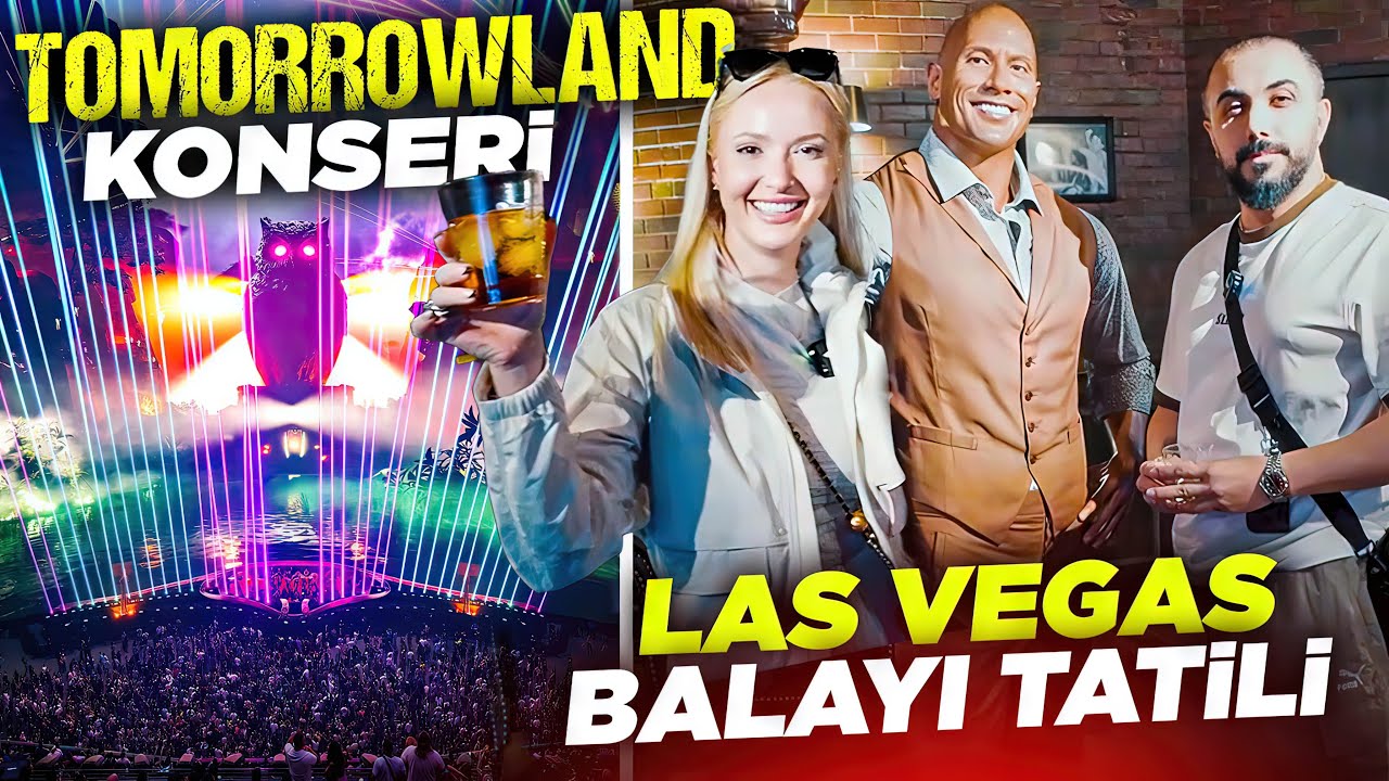 EŞİMLE LAS VEGAS BALAYI TATİLİ!! TOMORROWLAND KONSERİ 😱