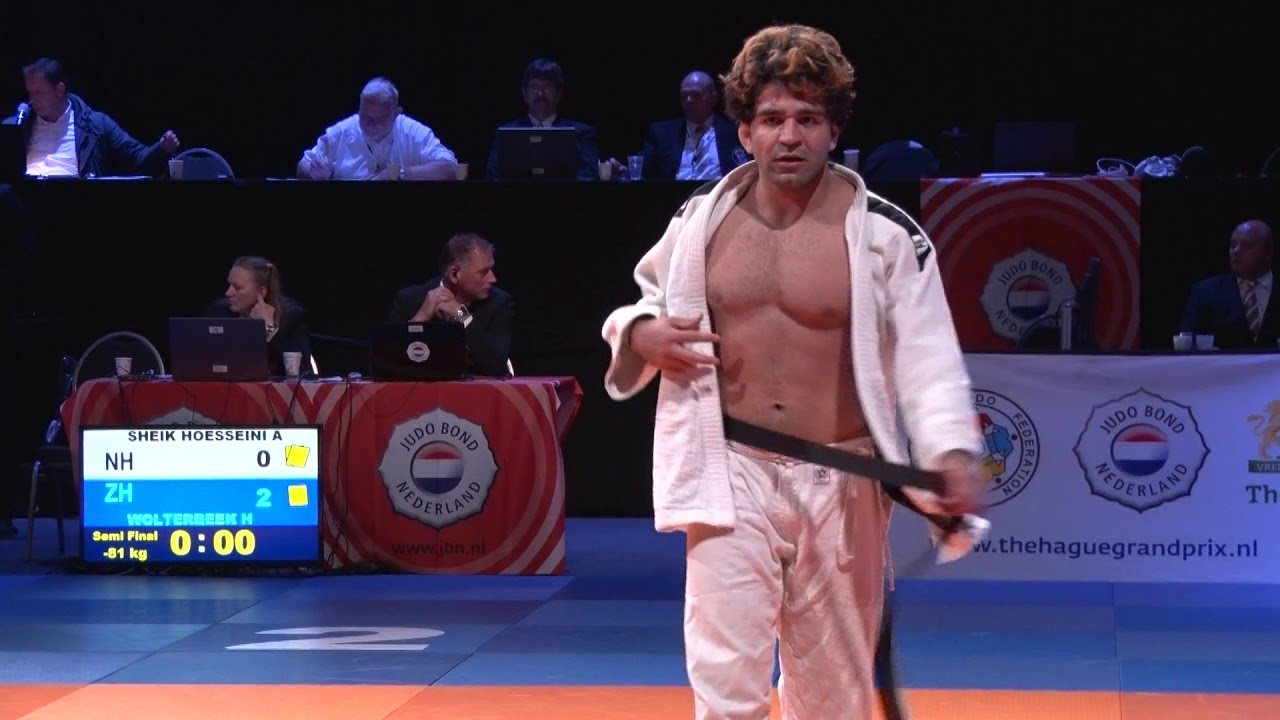 De wedstrijddag van judoka Hosseini van begin tot eind
