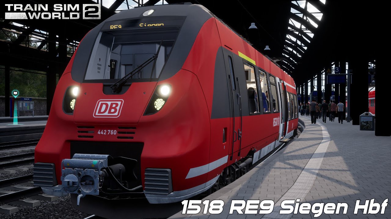 1518 RE9 Siegen Hbf - Schnellfahrstrecke Köln-Aachen - BR 442 - Train Sim World 2