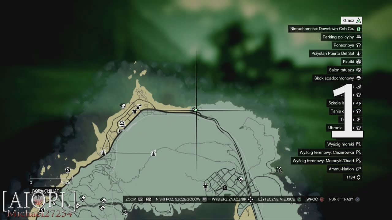 [AIOPL] GTA V PORADNIK: Lokalizacja 50-ciu fragmentów listu 720p