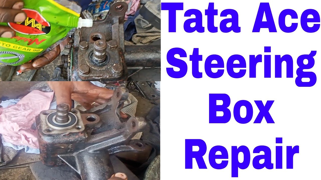 Tata Ace steering box problems // Tata Ace stering box repair oil seal change kaise