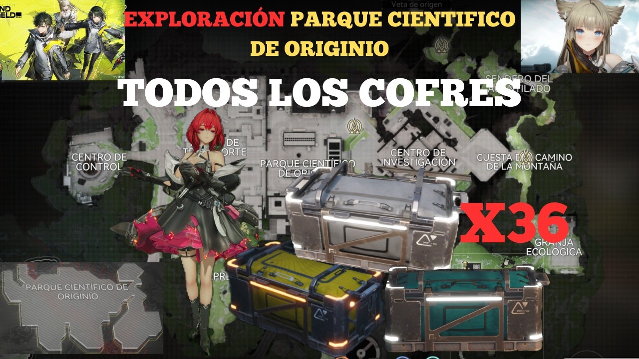 ARKNIGHTS- ENDFIELD-Todos Los Cofres del Parque Científico de Originio (Guía) Ruta Completa