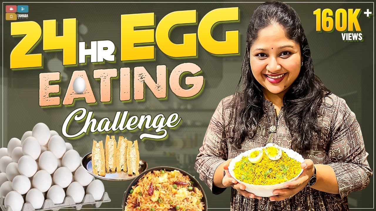 24 Hours Egg Eating Challenge | Food Challenge | Egg Recipes | Shraddha's Vish | Tamada Media