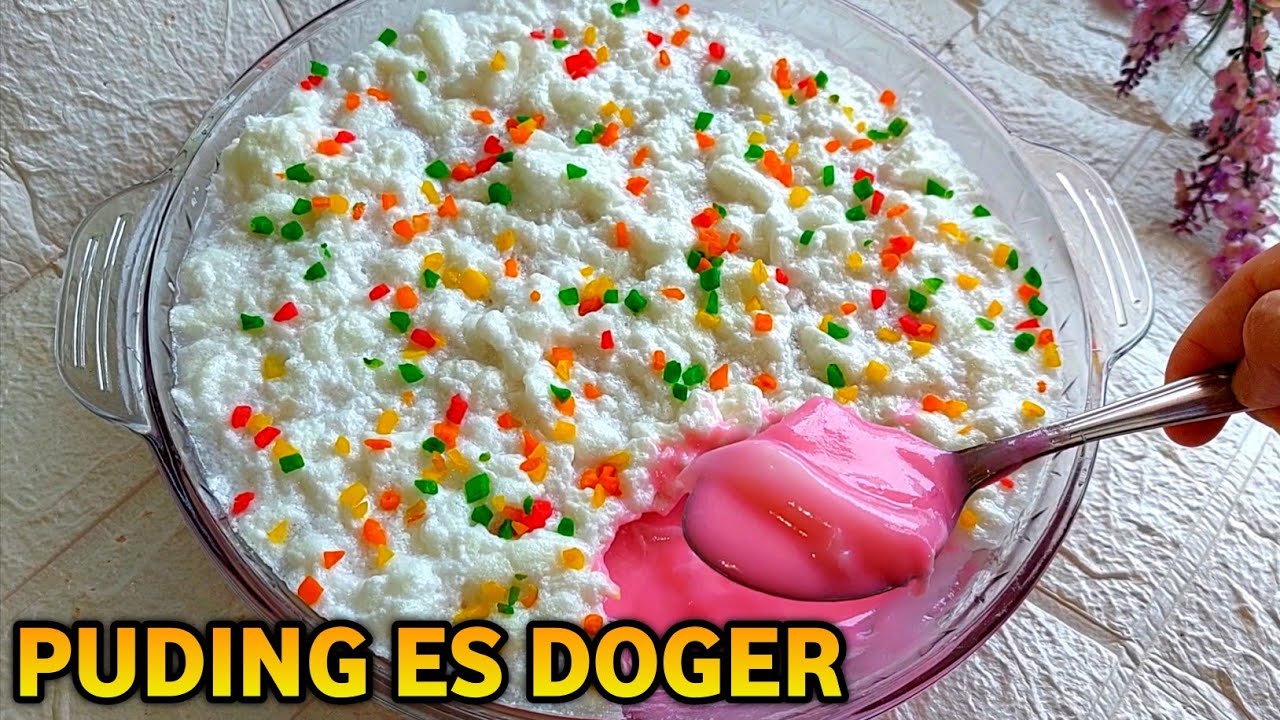 Puding ES DOGER Kelapa Muda | Salah Satu Isian Bosara