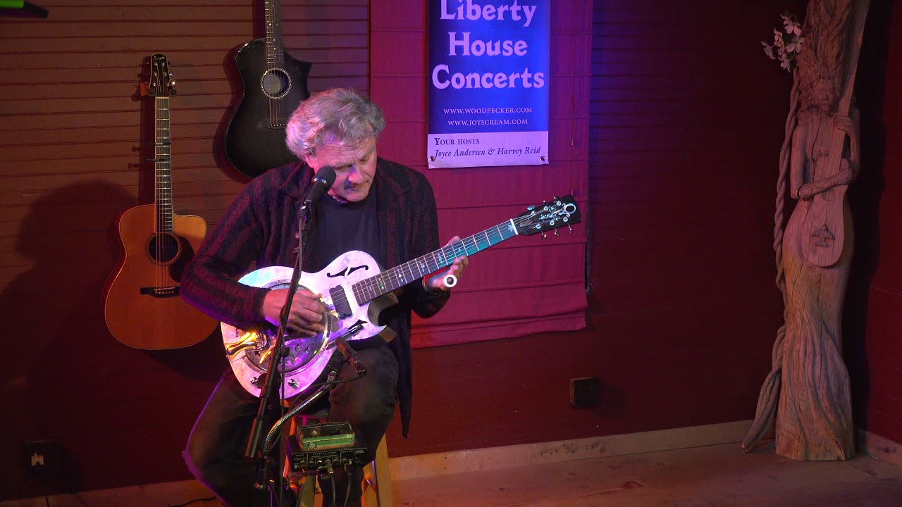 Harvey Reid plays “Above the Clouds” on slide guitar