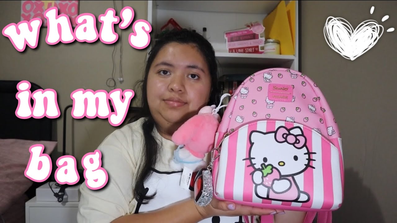What’s in my Bag | Hello Kitty Loungefly Backpack